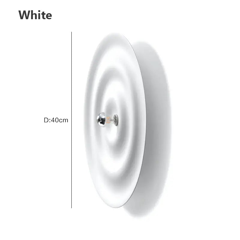 led white sconce ripple design living room wall light