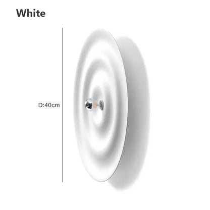 led white sconce ripple design living room wall light