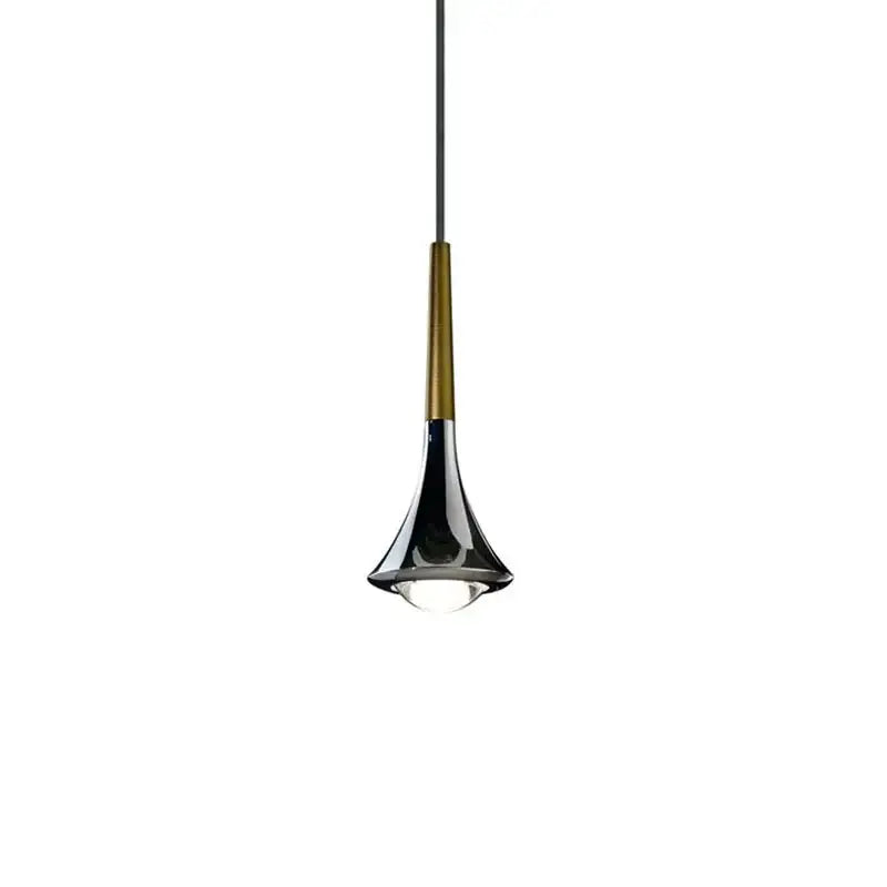 light luxury meteor chrome & wood chandelier living room