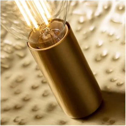 Gold hammered lotus flower pendant light for dining room