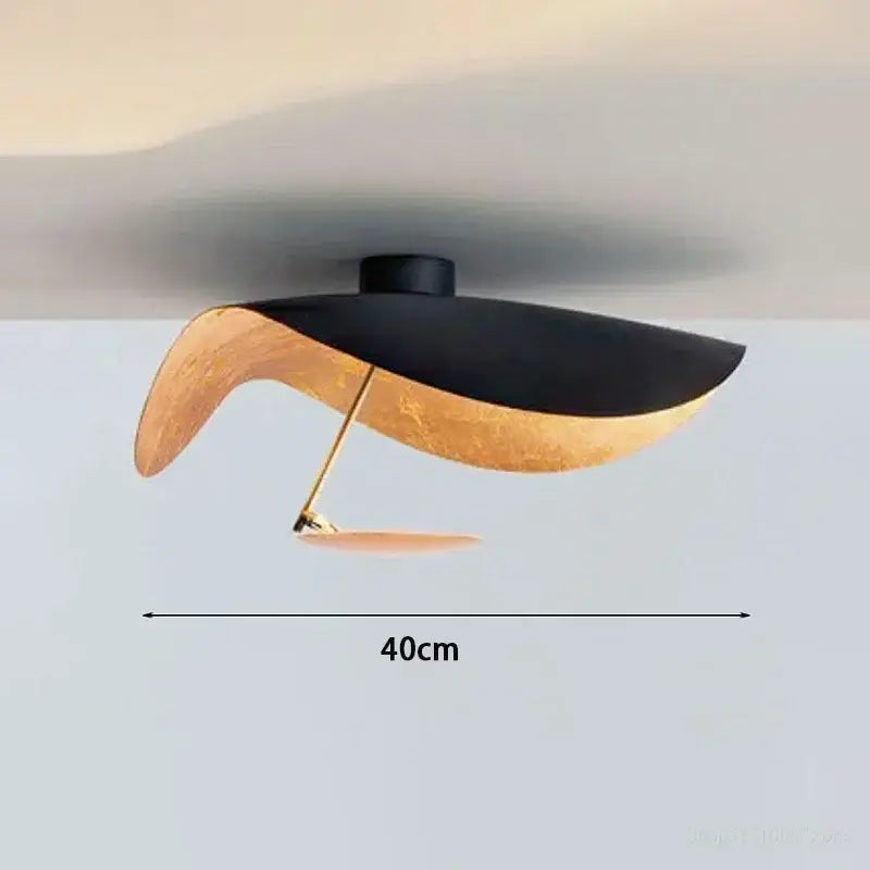 Modern white lotus leaf led ceiling chandelier bedroom light