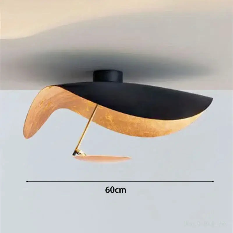 Modern white lotus leaf led ceiling chandelier bedroom light