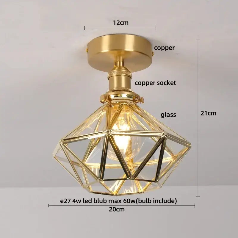 Nordic pink & purple lotus leaf led ceiling lamp for bedroom