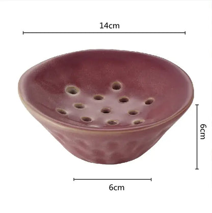Lotus root clay bowl flower vase – living room home decor