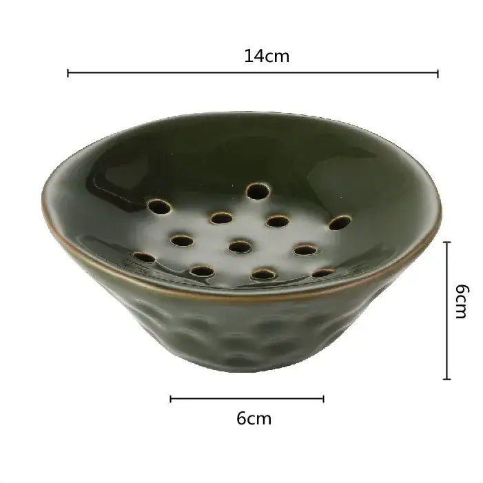 Lotus root clay bowl flower vase – living room home decor