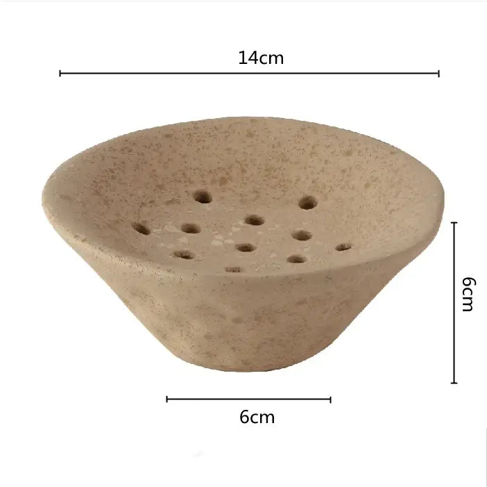 Lotus root clay bowl flower vase – living room home decor