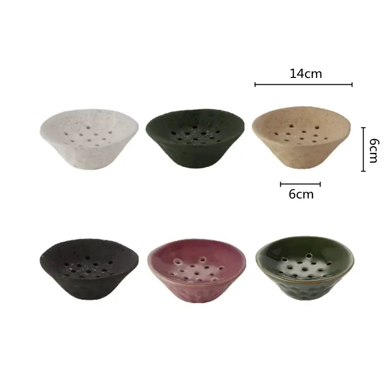 Lotus root clay bowl flower vase – living room home decor