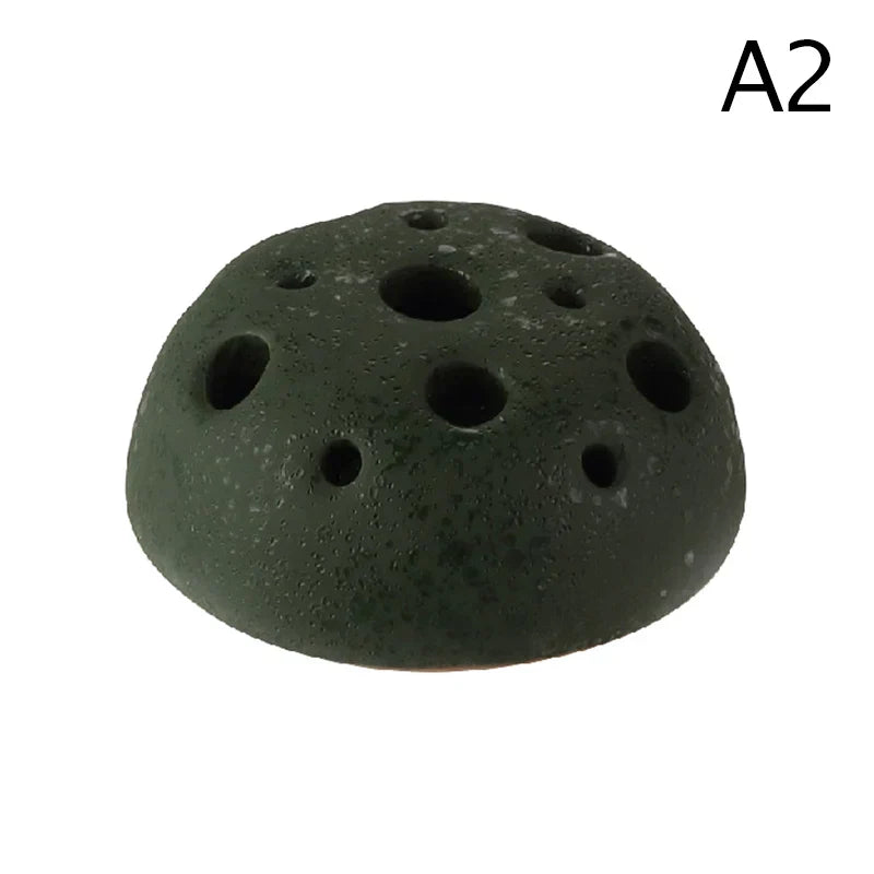 DecorBites™ Lotus Seedpod Ceramic Vase Set