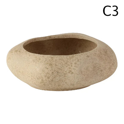 DecorBites™ Lotus Seedpod Ceramic Vase Set