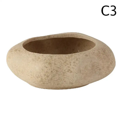 Lotus seedpod stone sand incense burner set living room decor