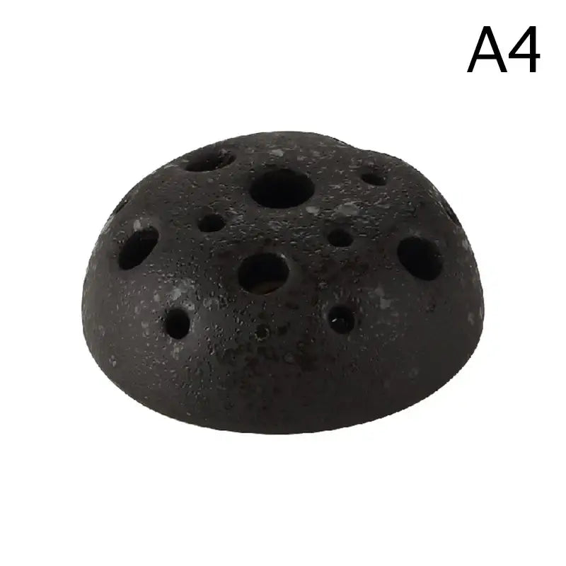 Lotus seedpod stone sand incense burner set living room decor