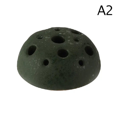 Lotus seedpod stone sand incense burner set living room decor