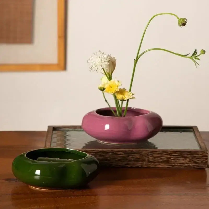 Lotus seedpod stone sand incense burner set living room decor