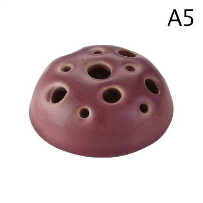 Lotus seedpod stone sand incense burner set living room decor