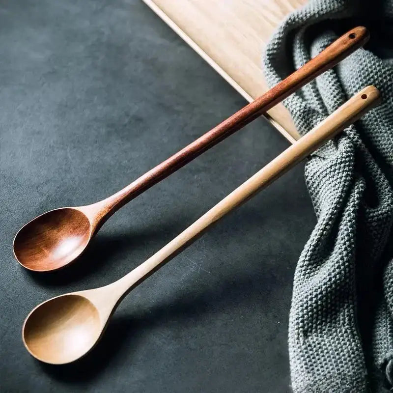 Lotus wooden spoon set kitchen cooking utensils
