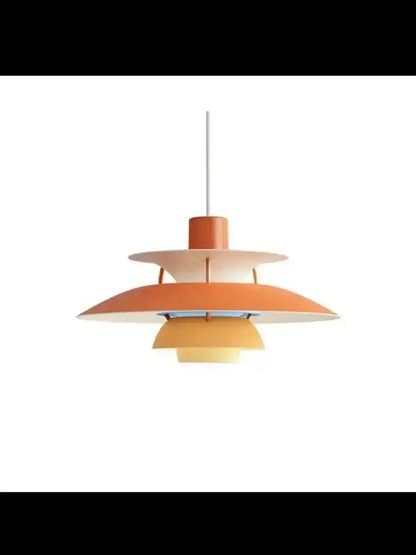 Modern danish layered led pendant light for kitchen and living room