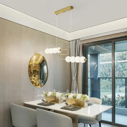 Modern love gold chrome chandelier dining room pendant light