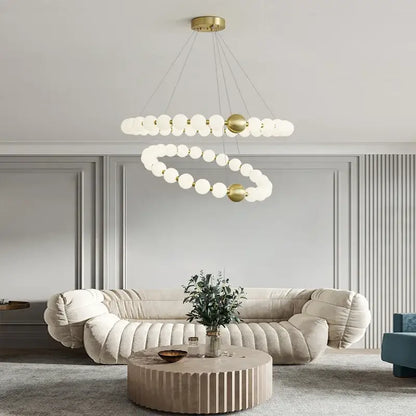 Modern love gold chrome chandelier dining room pendant light