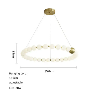 Modern love gold chrome chandelier dining room pendant light