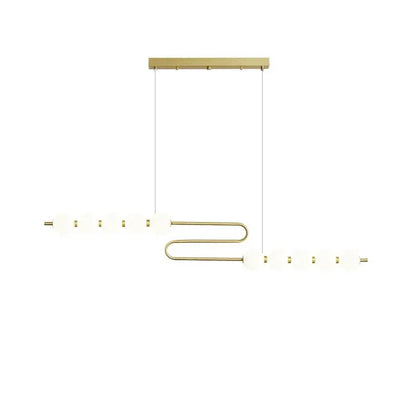 Modern love gold chrome chandelier dining room pendant light