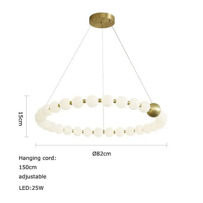 Modern love gold chrome chandelier dining room pendant light