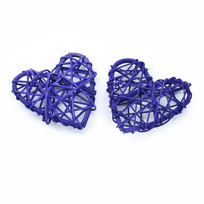 Natural woven fiber love heart decorations bedroom wedding decor