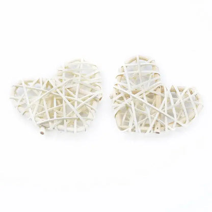 Natural woven fiber love heart decorations bedroom wedding decor