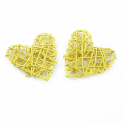 Natural woven fiber love heart decorations bedroom wedding decor