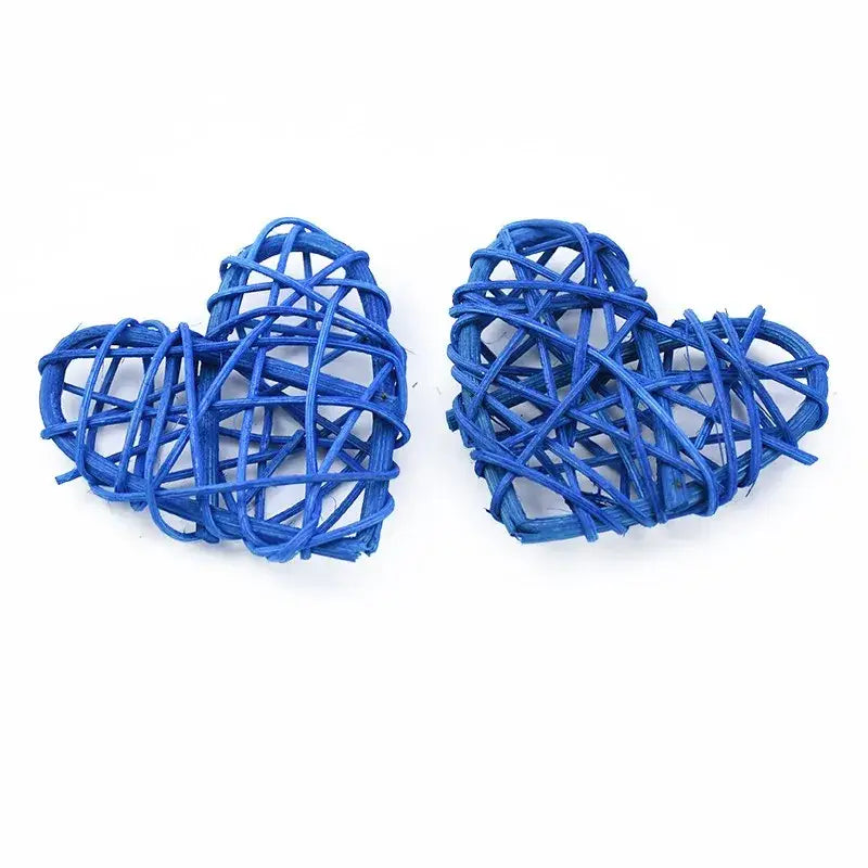 Natural woven fiber love heart decorations bedroom wedding decor