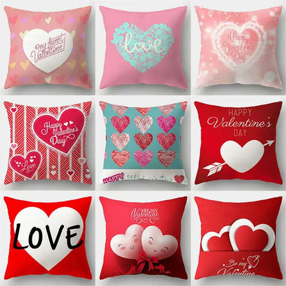 Nordic heart print cushion covers set of 9 living room decor