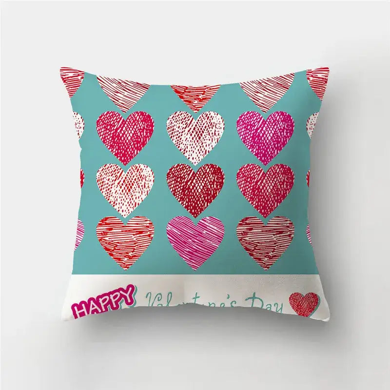 Nordic heart print cushion covers set of 9 living room decor
