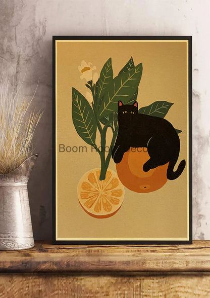 DecorBites™ Lover Cat Paper Poster for Home Decor