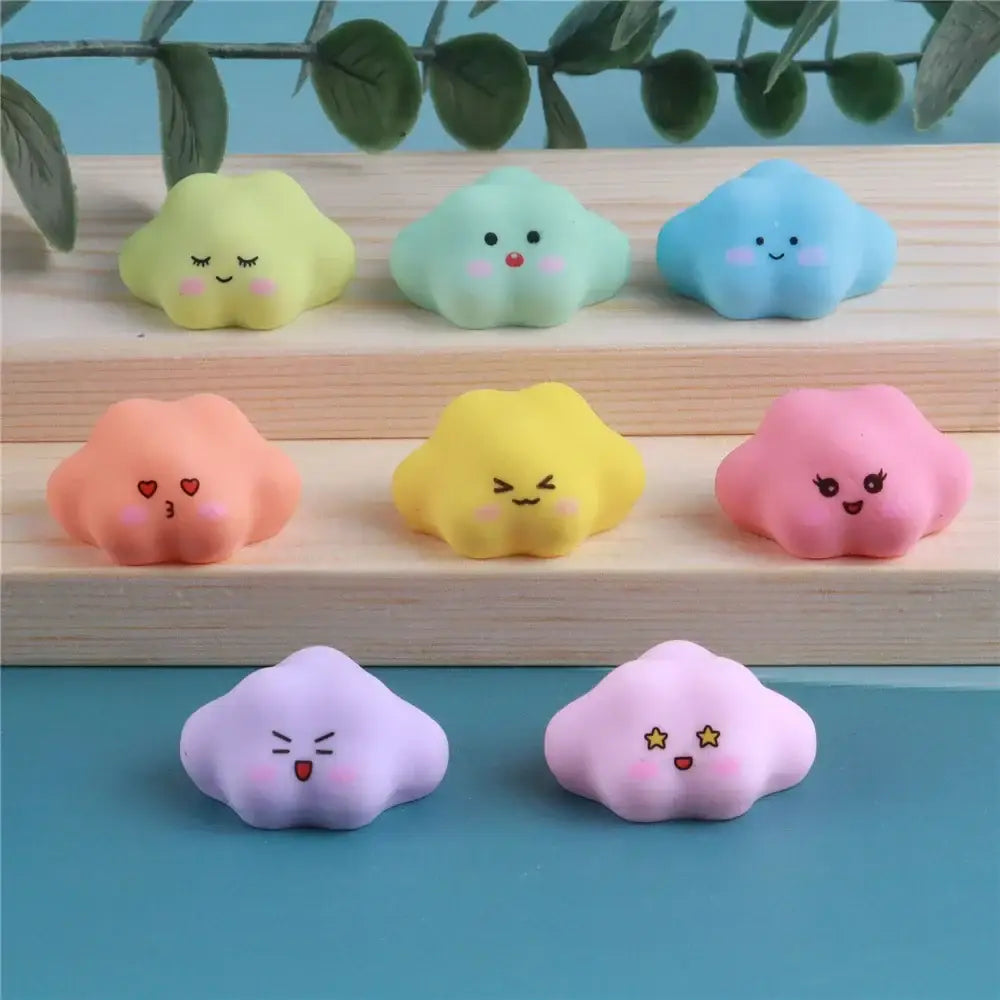 Luminous resin cactus miniatures colorful pig figurines for bedroom