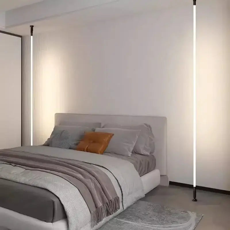 Modern minimalist black silicone wall lamp bedroom light panel
