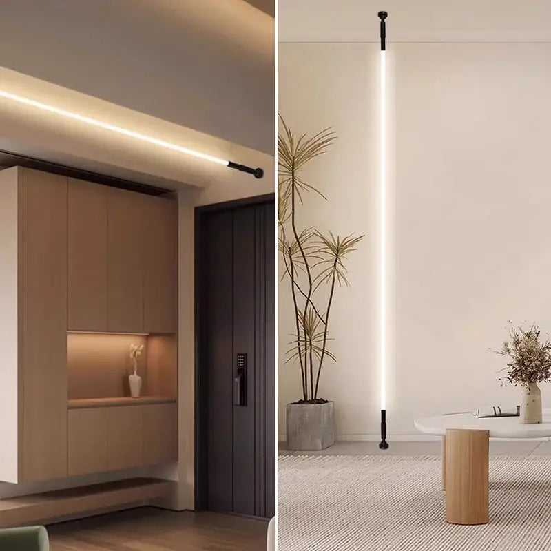 Modern minimalist black silicone wall lamp bedroom light panel