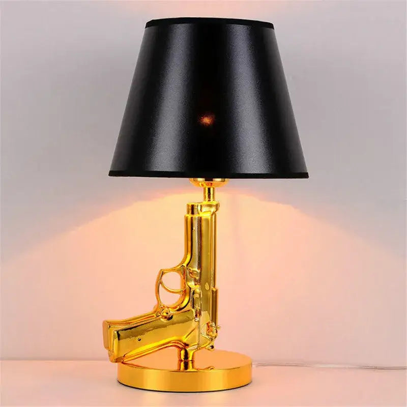 Luxe gold ak47 led floor lamp for modern living room decor