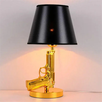 Luxe gold ak47 led floor lamp for modern living room decor