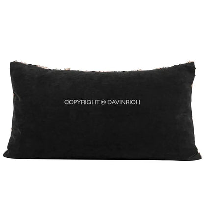 Luxe gold foil brown bark texture cushion cover living room