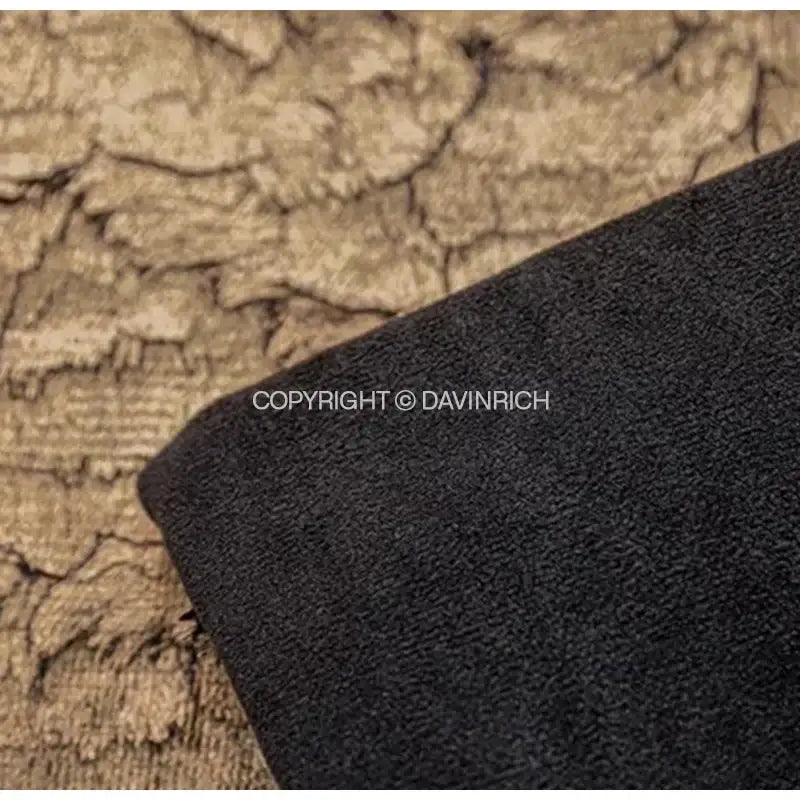 Luxe gold foil brown bark texture cushion cover living room