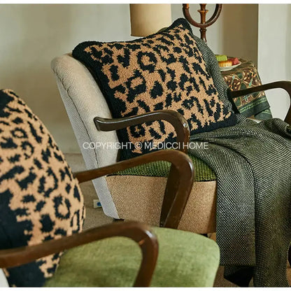 Luxe black & white greyhound decorative pillow cover living room accent