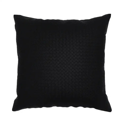 Geometric luxe hotel pillowcases black & white living room decor