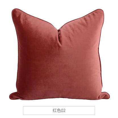 Luxe teal italy velvet pillowslip for living room sofa