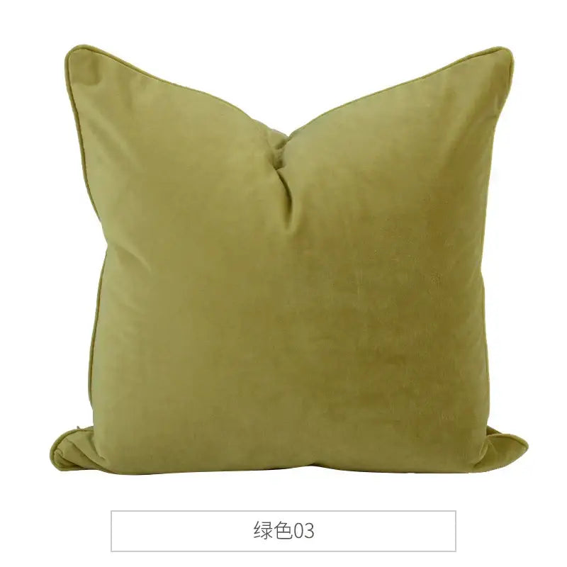 Luxe teal italy velvet pillowslip for living room sofa
