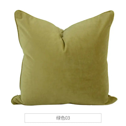 Luxe teal italy velvet pillowslip for living room sofa