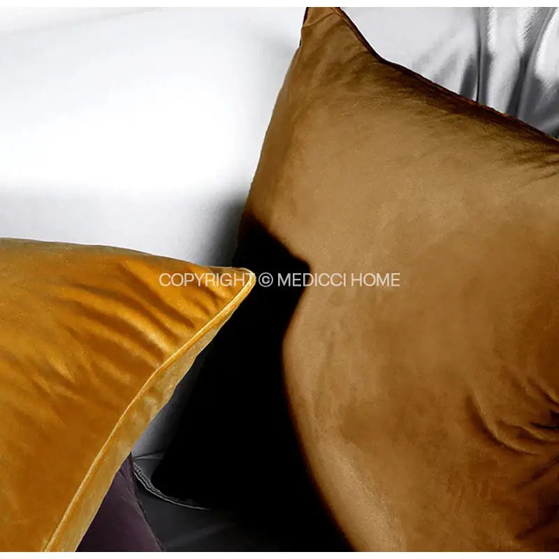 Luxe teal italy velvet pillowslip for living room sofa
