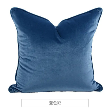 Luxe teal italy velvet pillowslip for living room sofa