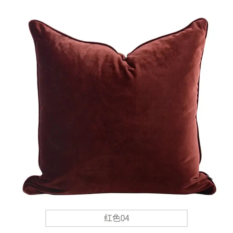 Luxe teal italy velvet pillowslip for living room sofa