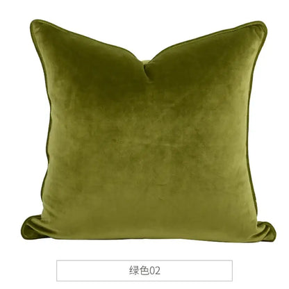 Luxe teal italy velvet pillowslip for living room sofa