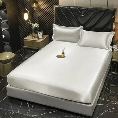Luxurious copper mulberry silk bedding set bedroom duvet cover