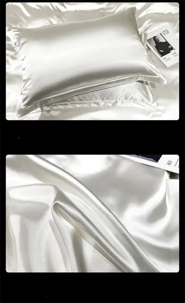 Luxurious gold mulberry silk bedding set bedroom duvet cover